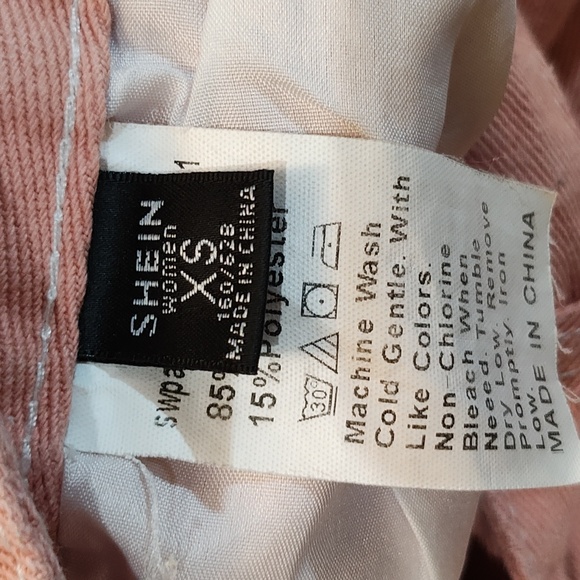 **5/$25** Shein Pink Wide Leg Jeans - Picture 3 of 4